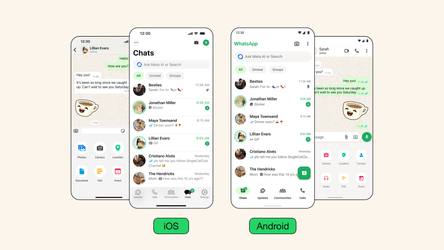 Cover for WhatsApp redesign